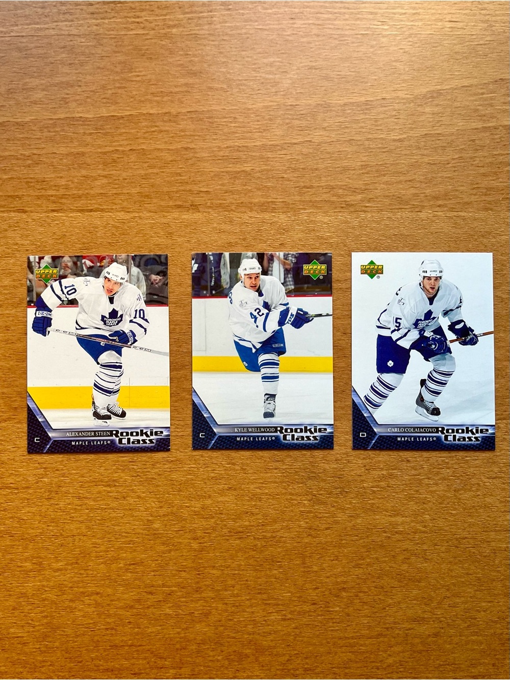 2005-06 Toronto Maple Leafs Rookie Class Hockey Card Lot - White & Blue